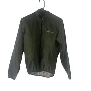 MoonStone Women's Size‎ Small Green Rain Windbreaker Jacket